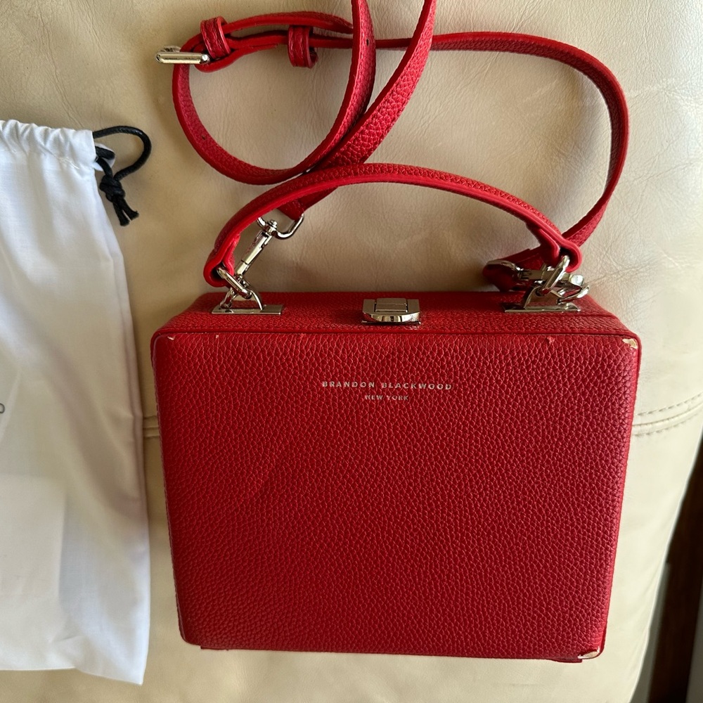 Brandon Blackwood Red Vegan Leather Trunk